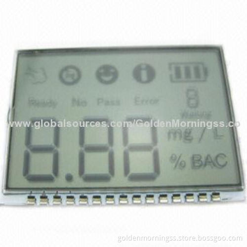 7-segment Custom LCD Display Module, TN Positive